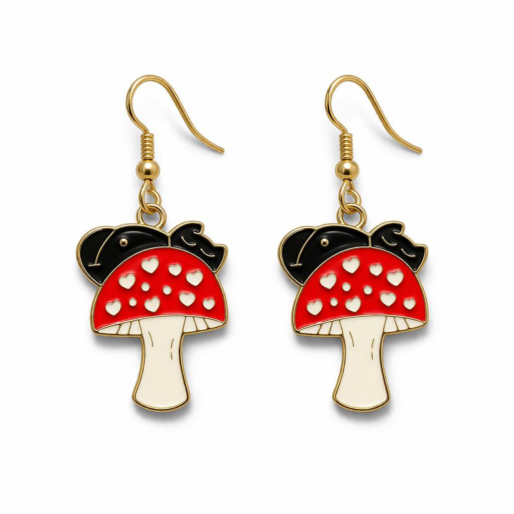 Peekaboo Cat Cap Earrings