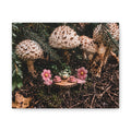 Fungi Funland Tea Party Canvas Print Whimsy