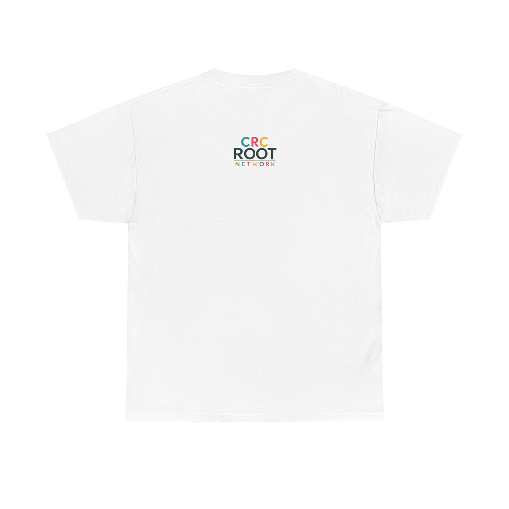 T-Shirt — Tiny Color Heart Flower Chest Graphic