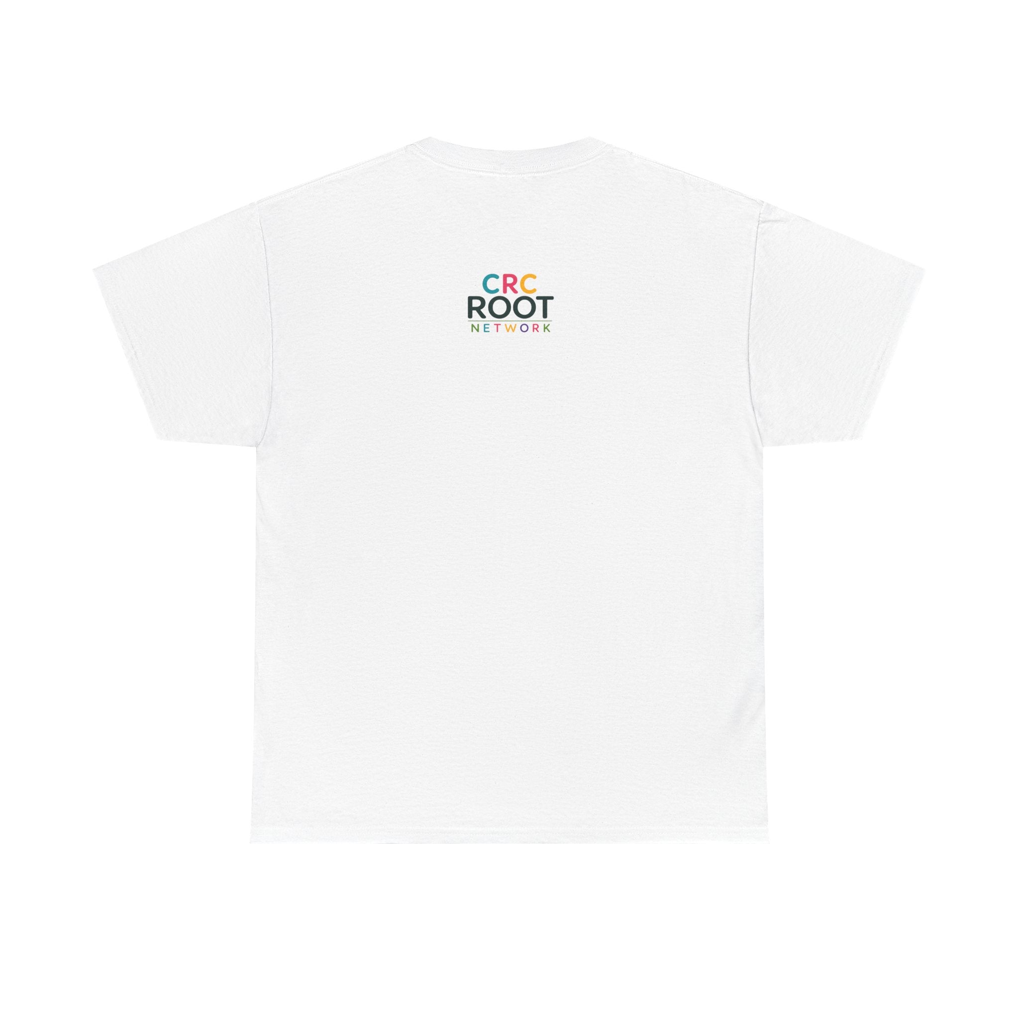 T-Shirt — Tiny Color Heart Flower Chest Graphic