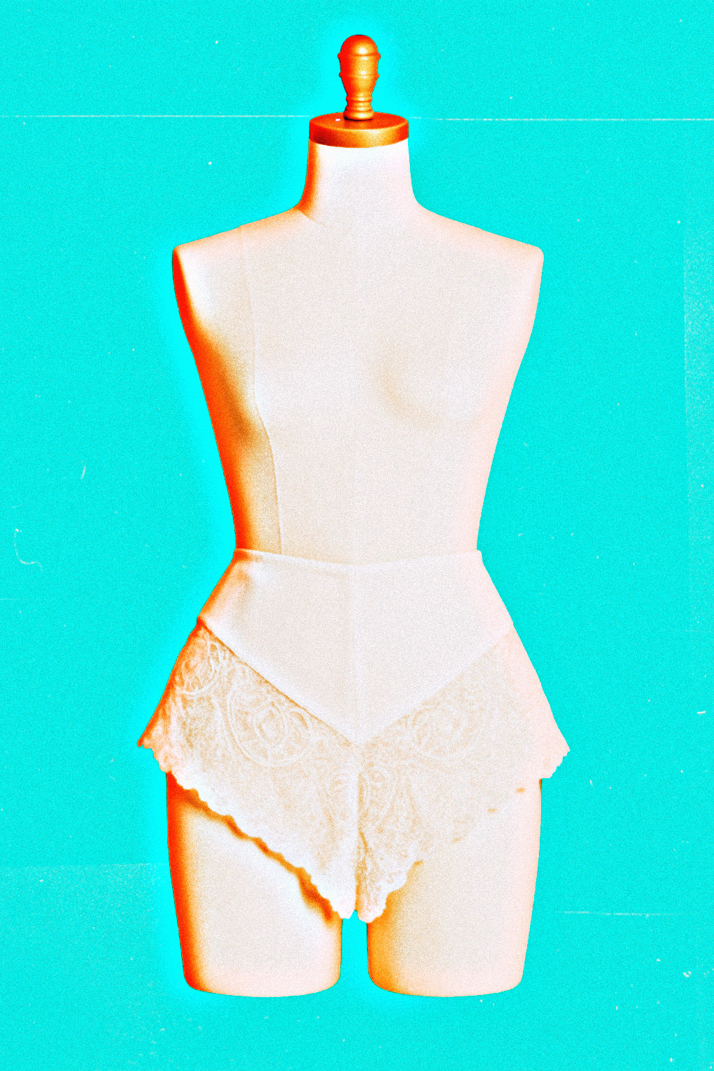 Lace Babydoll Shorts - Ivory