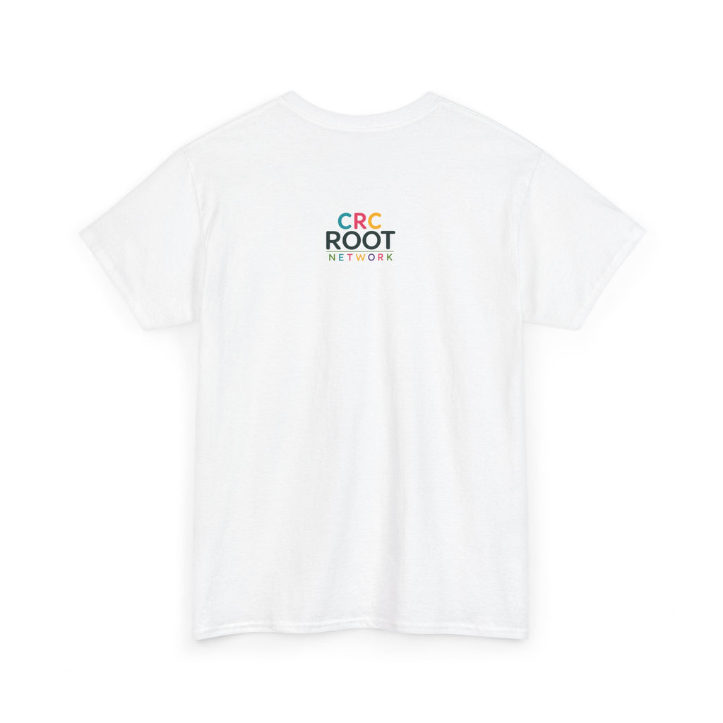 T-Shirt — Tiny Color Heart Flower Chest Graphic