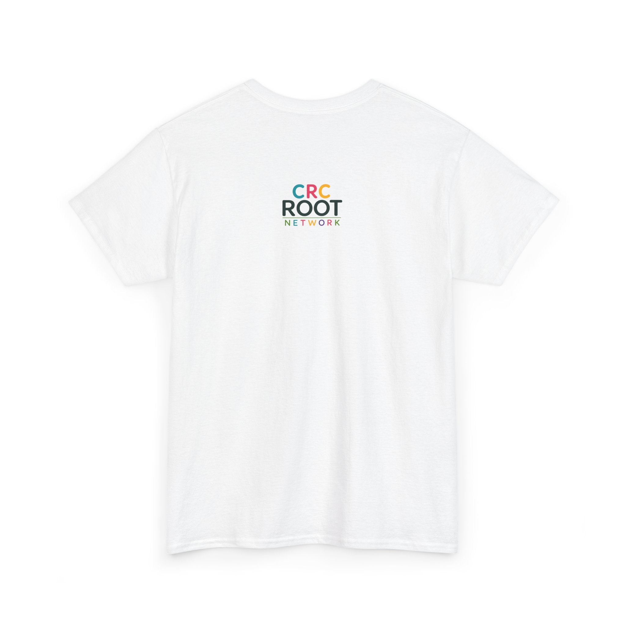 T-Shirt — Tiny Color Heart Flower Chest Graphic