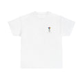 T-Shirt — Tiny Color Heart Flower Chest Graphic