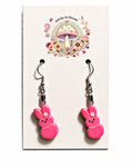 Peep Squad Earrings 🐰✨ Pink/Multi-Charm