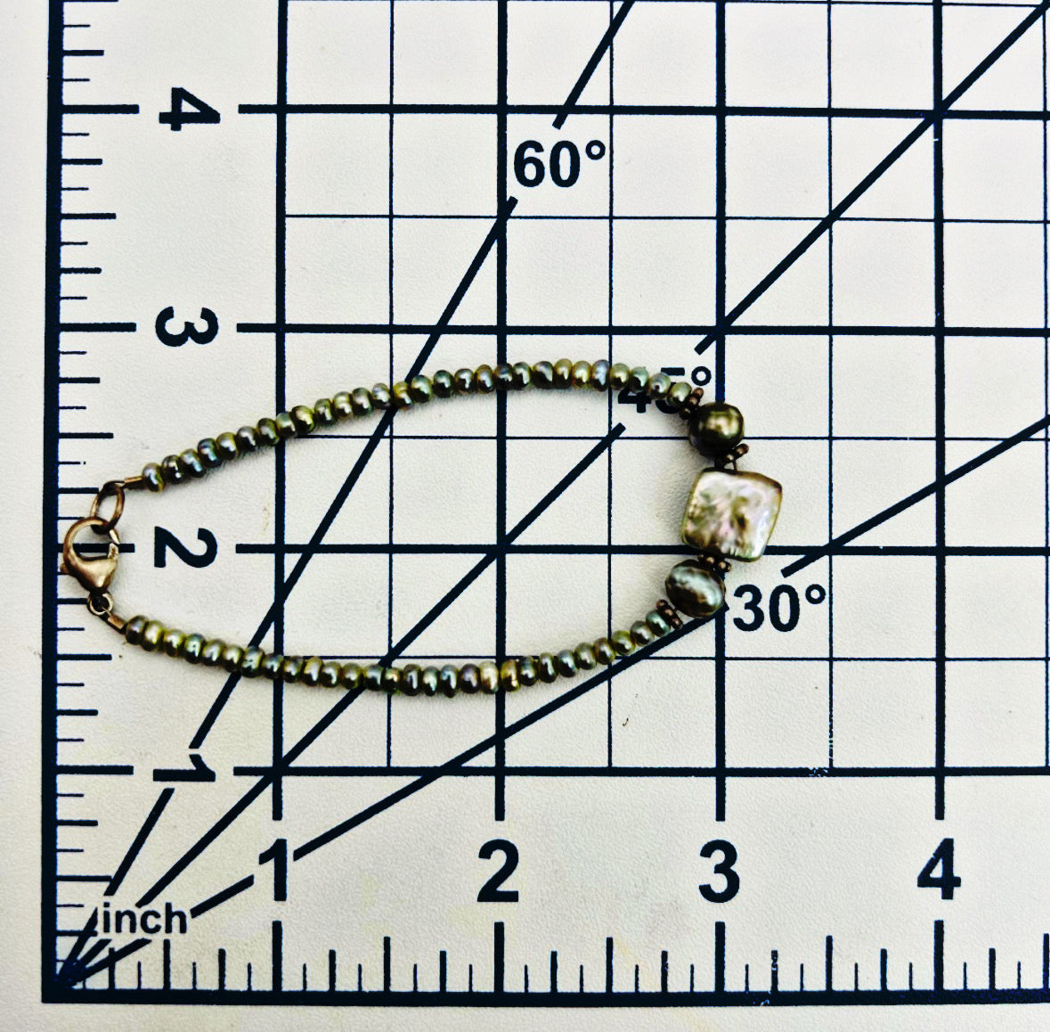 Green Pearl Mixed Bracelet