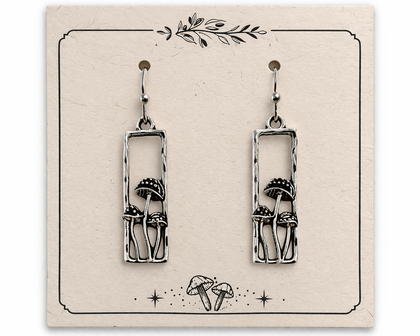 Foraging Fungi Earring Set