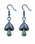Rainbow Melt Shroom Earring Set