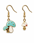 Shroomates & Friend Earrings - Red, White & Blue